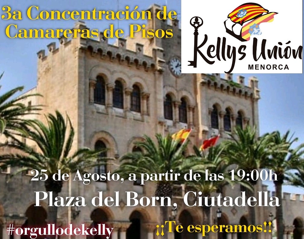 aritges's tweet photo. Des d'Aritges volem manifestar tot el nostre suport a la manifestació convocada per les cambreres de pis a diferents punts de l'Estat.

Les Kellys són exemple de lluita i feminisme! TOTES ESTAM AMB ELLES!
#senseleskellysnohiharevolució
#orgullodekelly
@kellysmenorca https://t.co/yPlGxUaz5j