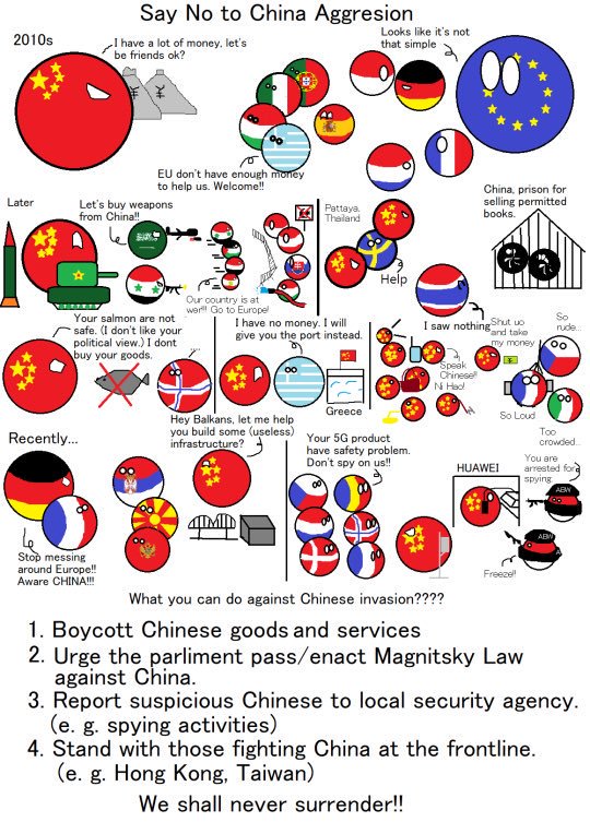 RayMan22968525's tweet photo. Say no to #chinazi 
We shall never surrender!
#StandWithHongKong https://t.co/bIMlm64fLX