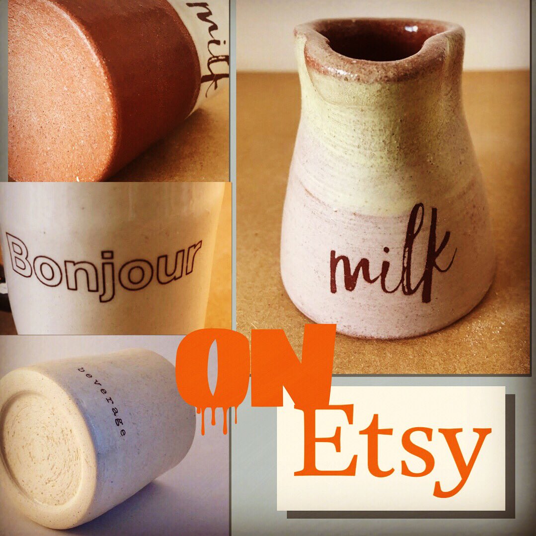 McPots18's tweet photo. #juglets #pourersoftwitter #ceramicjug #ceramicpourer #uketsy #etsyseller #claylove https://t.co/ccFTto1Gq8