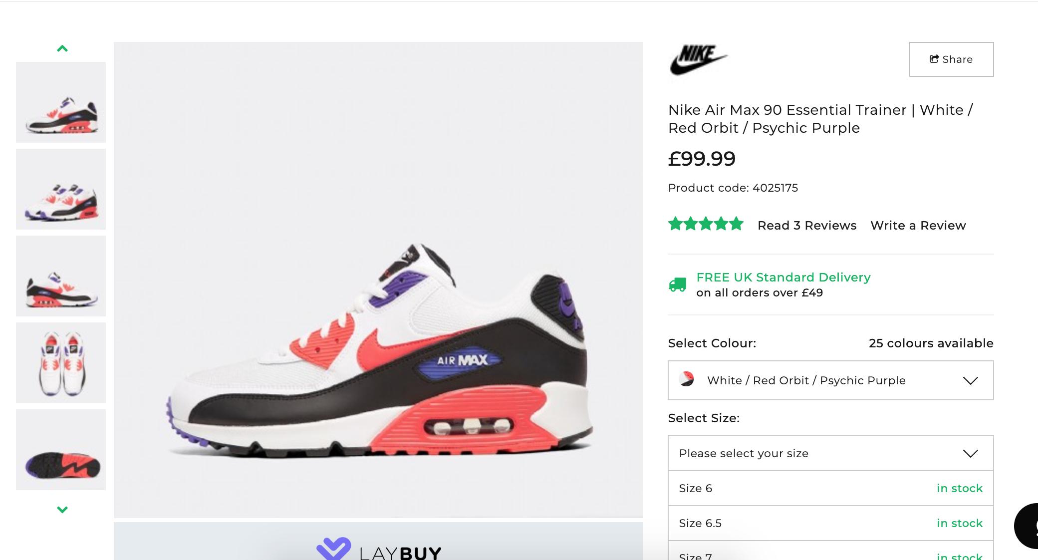 Verval huisvrouw Knipoog The Sole Restocks on Twitter: "Nike Air Max 90 Raptors. Now live at  Footasylum! Link &gt; https://t.co/TBom2fHrBG https://t.co/yz2mphksFe" /  Twitter
