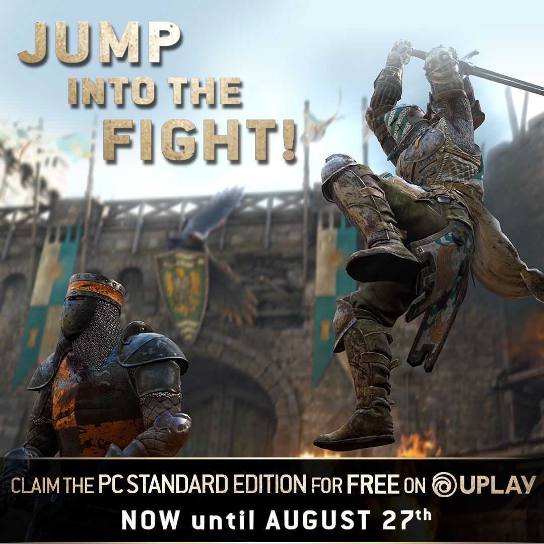 Ubisoft Uk For Honor Standard Edition Is Free On Pc With Uplay Until 27th August Get It Now T Co Vxrjrztxr0 Forhonor T Co Hezewo18vd