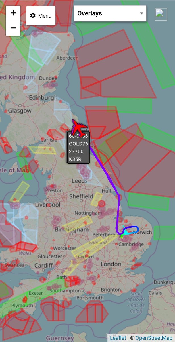 Andy007_SR_A's tweet photo. #USAF πΊπΈ
62-3553 / #GOLD75
60-0336 / #GOLD76
Departed RAF Mildenhall, dragging x2 USAF F-35's from Spangdahlem back Stateside... https://t.co/6DtYWpEwIh