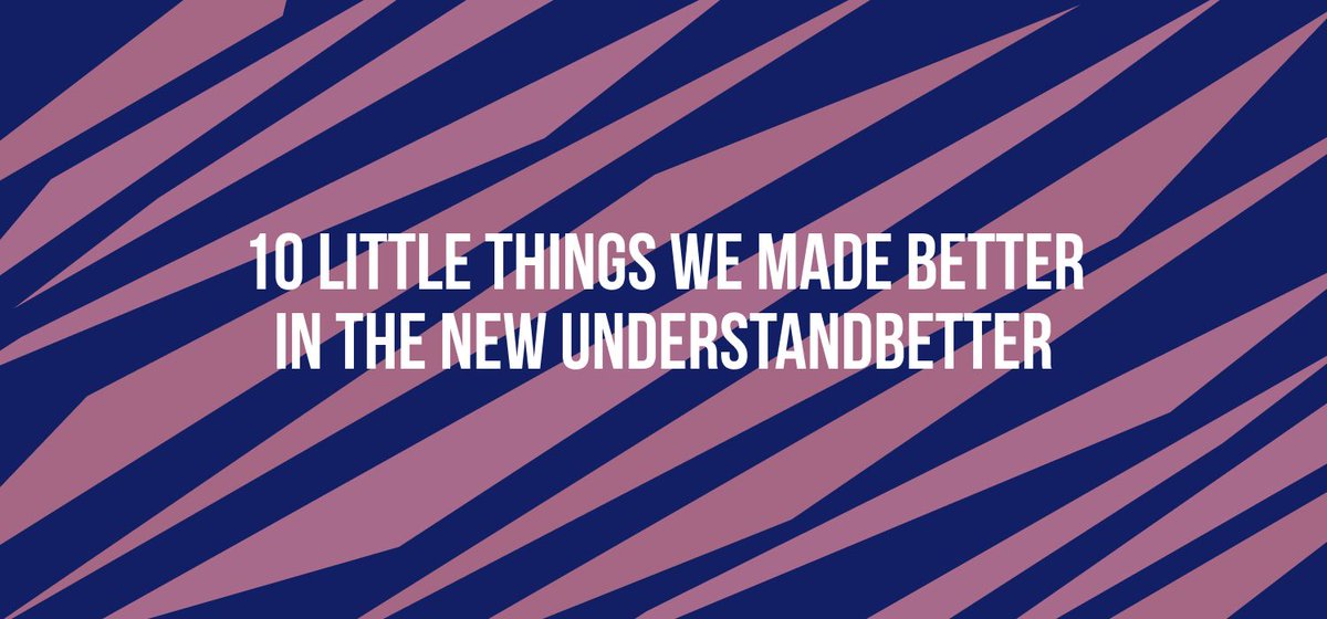 UNBTHQ's tweet photo. Hear from our team on how the new version of the UnderstandBetter is better with the 10 little things we changed in terms of the design and interface! 

Another proof of how much we care about our customers and their experience. Read here. 
https://t.co/IuCs7RyiAR https://t.co/72mykKzn6M
