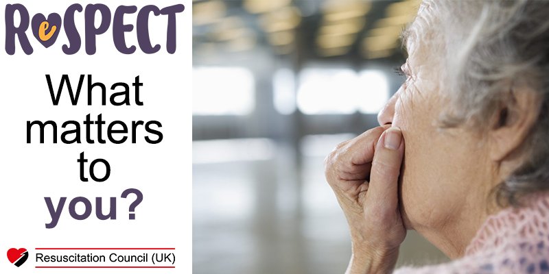 The ReSPECT Process is an emergency care plan that focusses not just on what's best for you, but also what matters to you. Find out more about ReSPECT: bit.ly/2P6oSsW