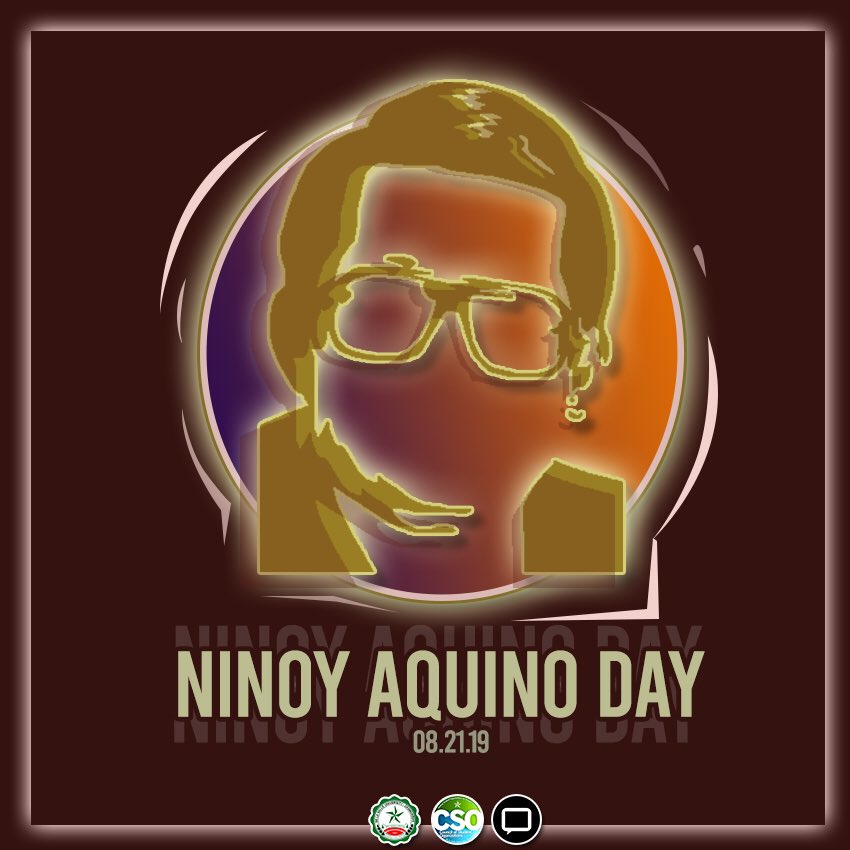 COMMSOC_DLSUD's tweet photo. Itβs Ninoy Aquino Day!
As we commemorate the life and death of former Senator Benigno "Ninoy" Aquino, Jr, let us celebrate as we live out his virtues of truth!
Let love for our own country shine and glow β¨
#COMMSOCShineAndGlow
#CSORSO1920
#CSORSOFamily https://t.co/a9HkFePwg6