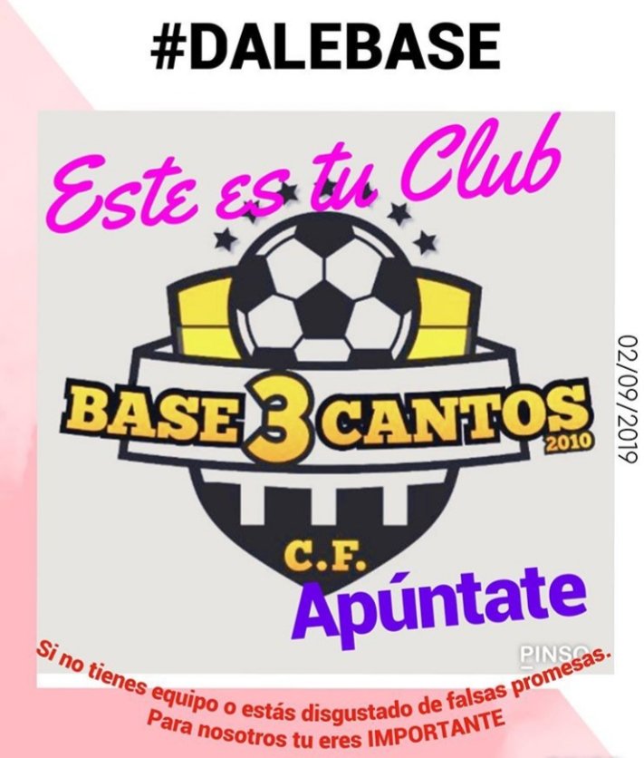 base3cantos's tweet photo. Tu si que eres importante... forma parte de nuestra pequeña gran familia. Haciendo grande a este gran club #DaleBase❤⚽️ https://t.co/NqVLu9HSrz
