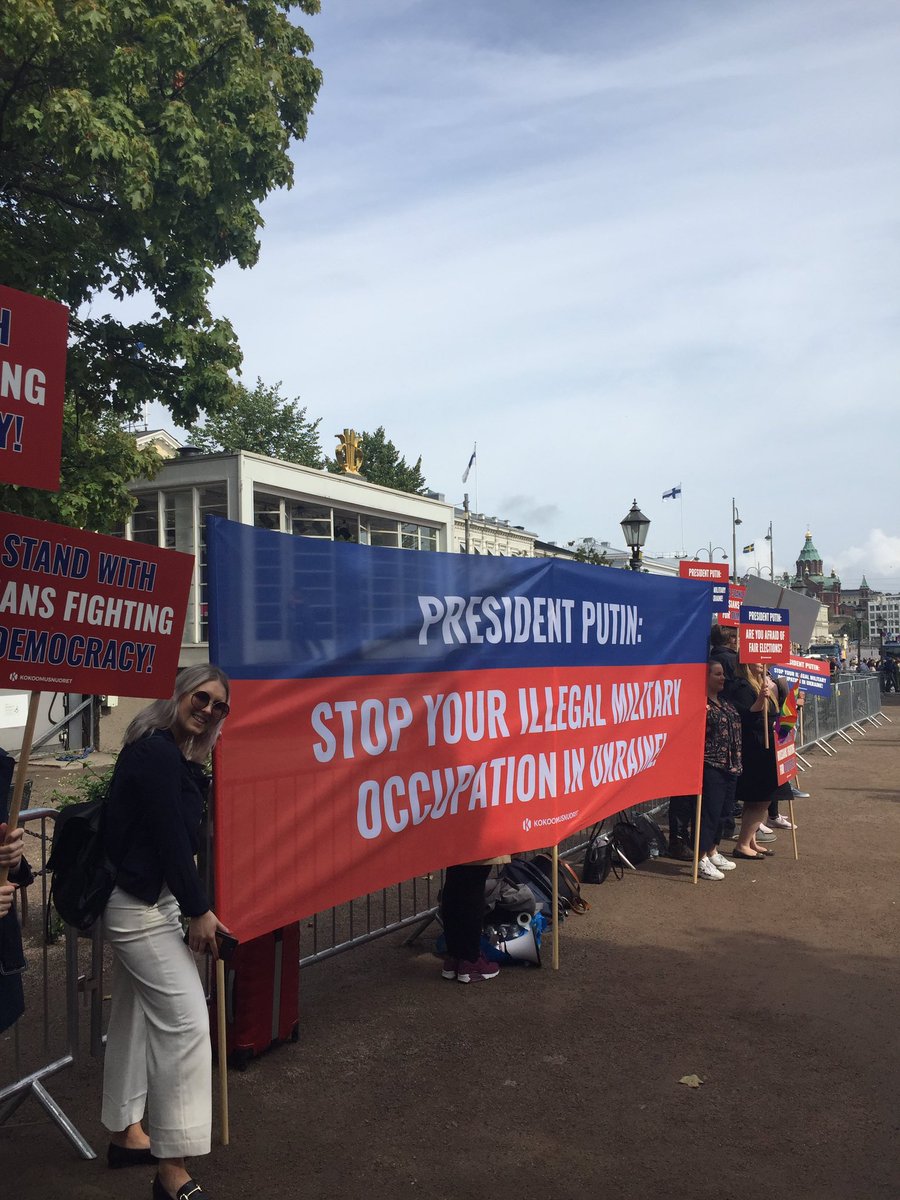 Mielenilmauksemme on alkanut! 

#Putin #Russia #Democracy #HumanRights