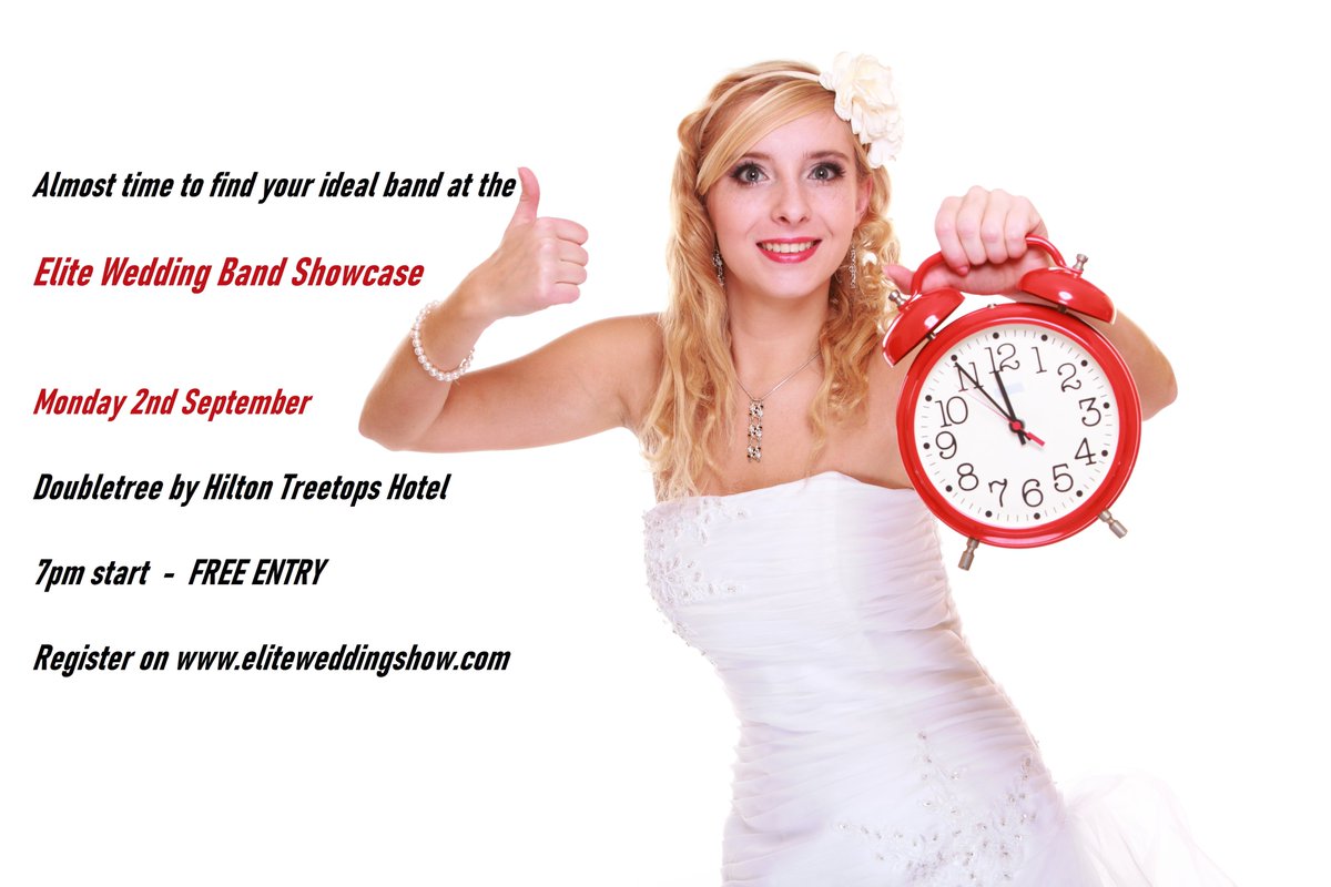 eliteaberdeen's tweet photo. Our wedding band showcase event is FREE to future brides, grooms and their families and is now less than two weeks away. https://t.co/eSrx0lWGYO https://t.co/uZ3NLi0ARv