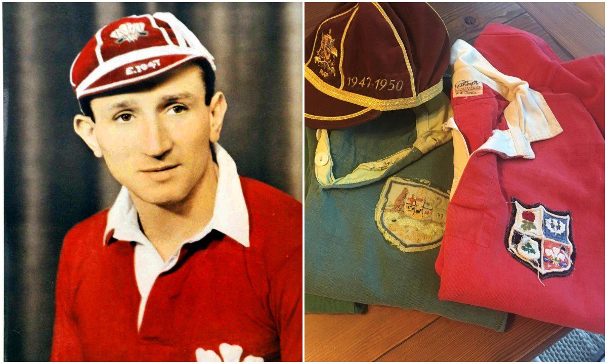 southwalesargus's tweet photo. Ken Jones shirt from 1950s Lions tour found by Australian who want to return it to his family https://t.co/FA9g3l4PL6 https://t.co/0Df9PqAR83