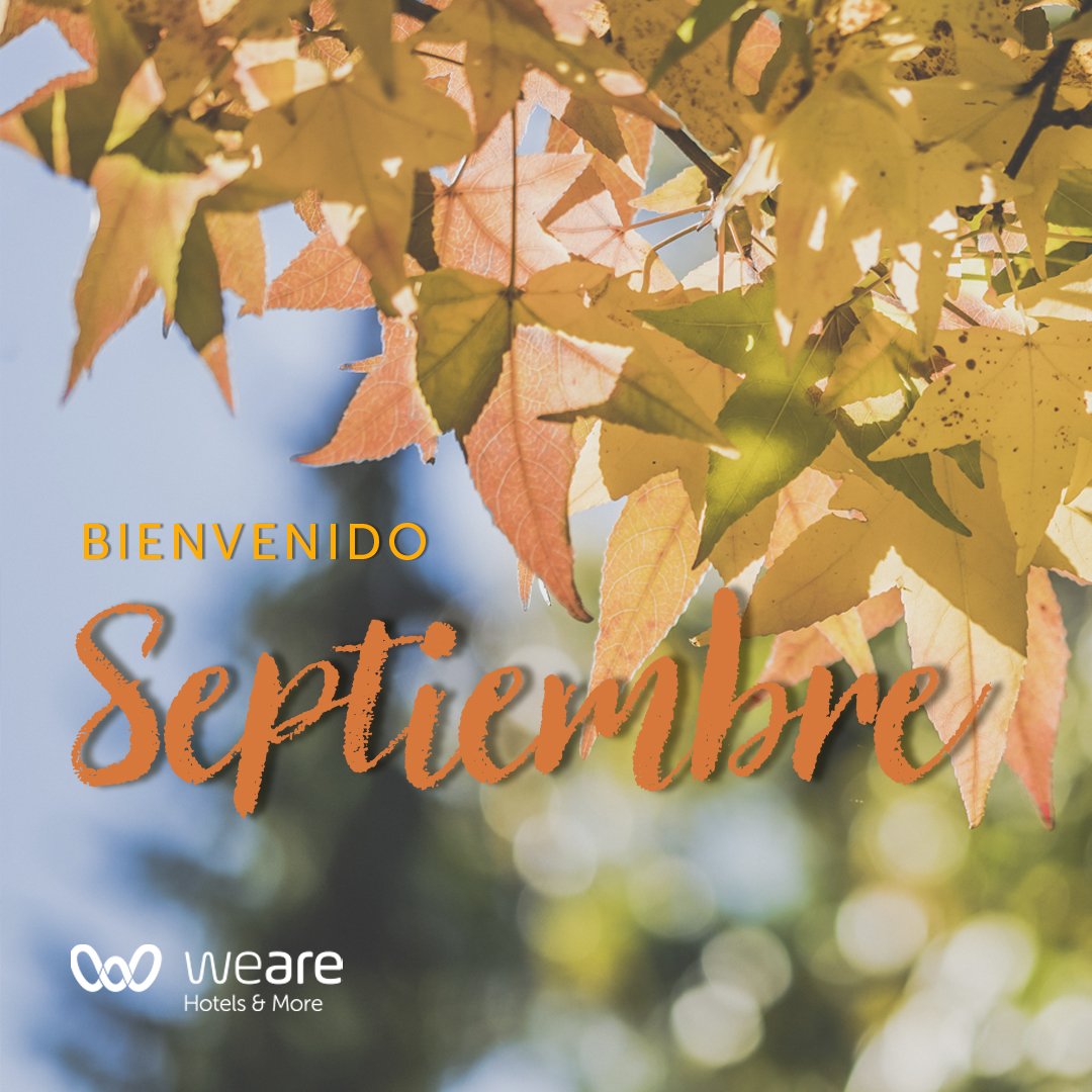 WeAreHotels's tweet photo. ¡¡#BienvenidoSeptiembre!!

@WeareChamartin
@WeareLaPaz
 #WelcomeSeptember https://t.co/TgBsjfqlgU