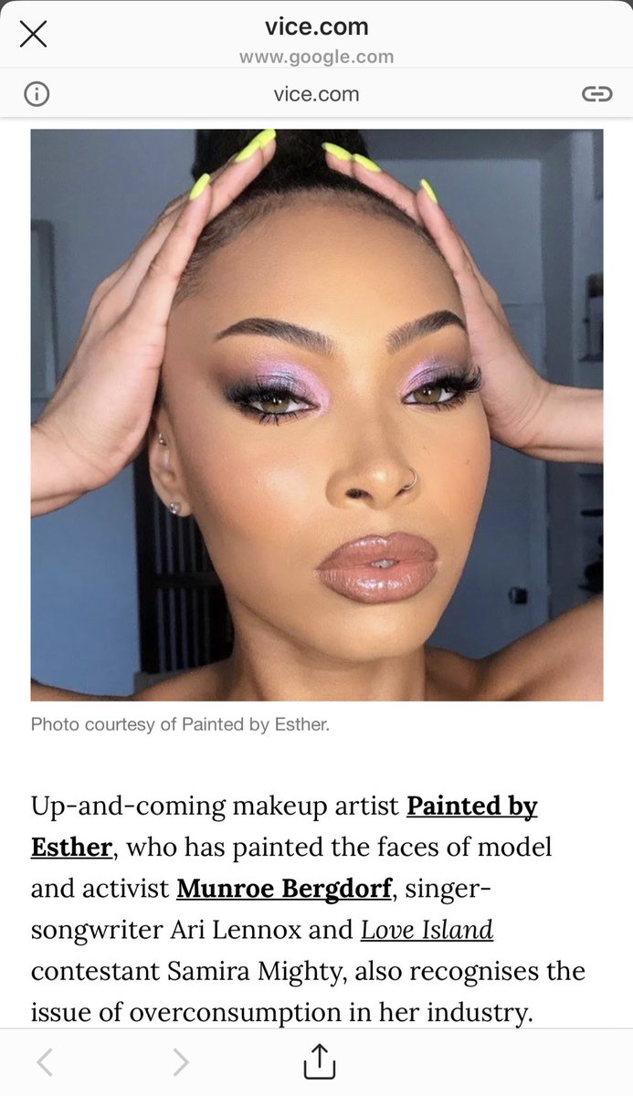 paintedbyesthr's tweet photo. My interview with @VICE is finally out. So honoured to have had the chance to add my 2 pence on a very important topic🌍 https://t.co/XaYQOf4Sc0