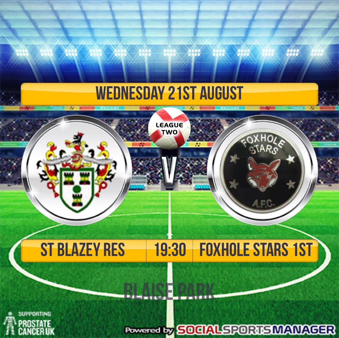 Tonight we look to continue our winning ways as we host <a href="/foxholestars/">Foxhole Stars AF(C)</a> down Blaise park. 
#cornishfootball