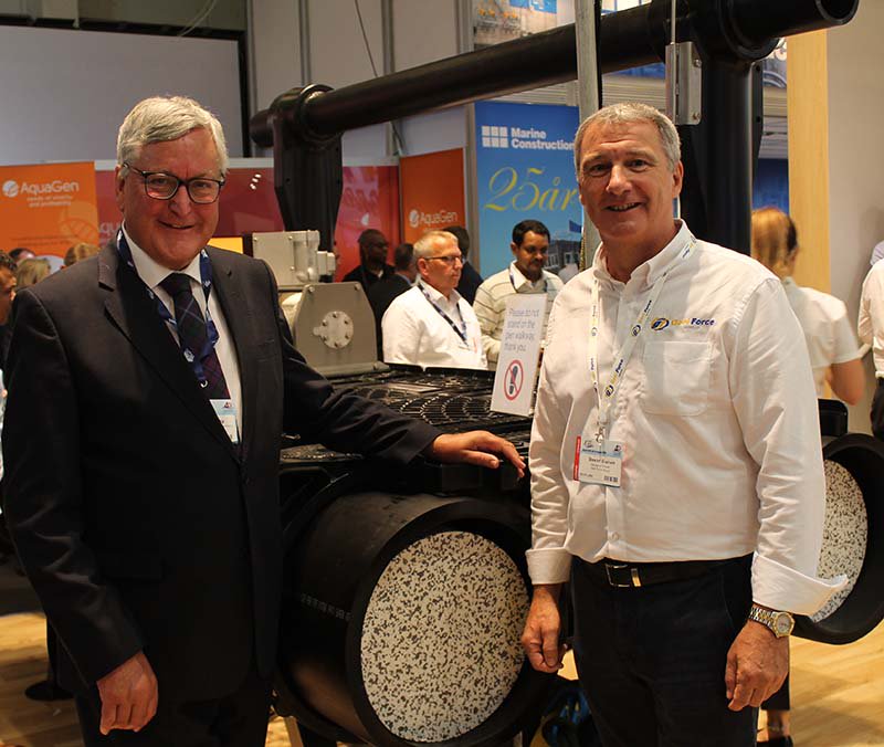 GaelForceGroup's tweet photo. Day one was incredibly busy at Aqua Nor and we were so pleased to see so many familiar faces and new friends join us in celebrating the launch of SeaQurePen. #SeaQureYourInvestment #Aquanor #aquanor2019 #aquaculture https://t.co/biENhYLSNg