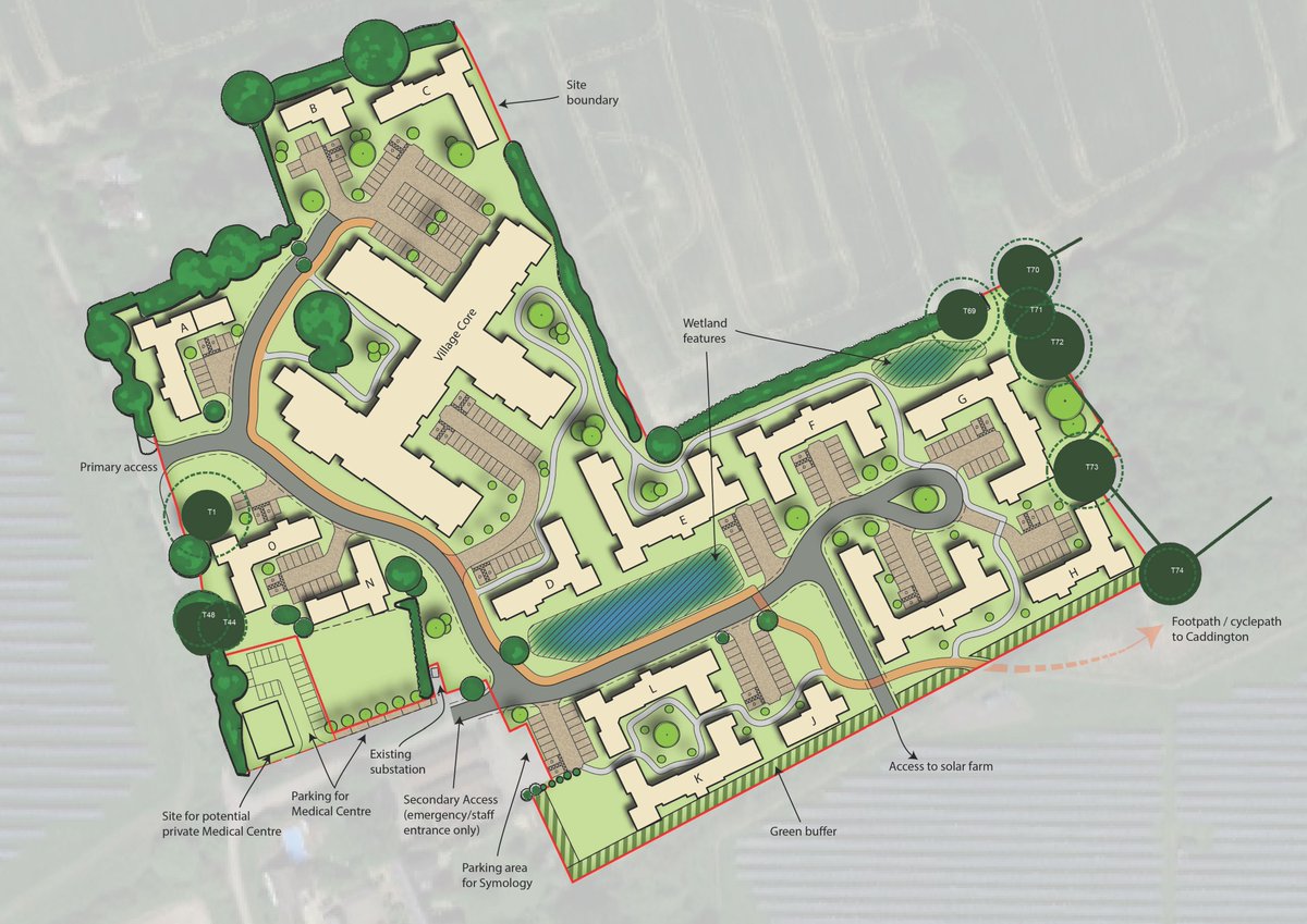 cassdesigncons's tweet photo. We have obtained planning permission for the construction of a Care Village for up to 200 apartment units with ancillary facilities in a ‘Village Core’ on land within the Green Belt, near Caddington, Bedfordshire.

#retirementvillage #greenbelt #elderlyliving #planningpermission https://t.co/8GougcZbsB