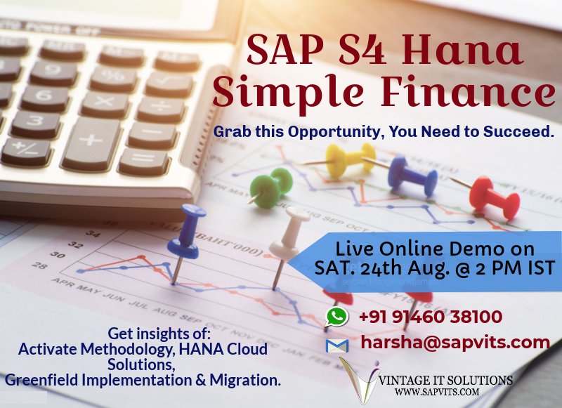 PrachiSAP's tweet photo. Grab this Opportunity, You need to Succeed.
Register For Live Online SAP S4 HANA Simple Finance Demo: https://t.co/vFrBHxAus1
#SAPVITS #S4Hana #finance #demo #onlinetraining #sap #simplefinance https://t.co/8DucUFTwq1