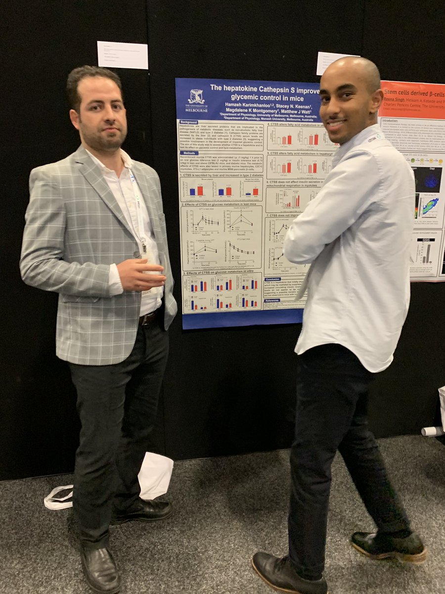staceykeenan_'s tweet photo. Camille and Hamzeh presenting their first posters at #19ADS making the Watt Lab proud! @MattWattUnimelb https://t.co/K0DUNiTYJy