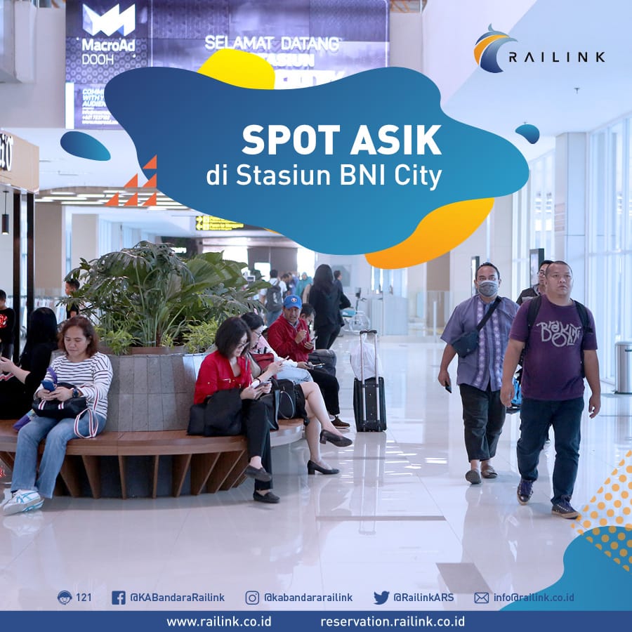 KAIBandara's tweet photo. Travellers, byk spot asik di Stasiun BNI City buat kamu nunggu kedatangan kereta lho! Atau lg bth tmpt cozy buat nongkrong sekaligus meeting?
Tempat2 ini bs jd pilihan kamu :)
#RailinkMakesYourLifeEasier #KABandara #jakarta #diskon57persenrailink #tiketdiskon #travelwithrailink https://t.co/LD2iTfW6vt