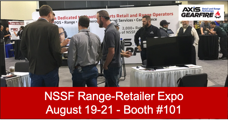 Axis_RMS's tweet photo. Another day at the NSSF Range-Retailer Expo! Visit the Retail and Range Technology Superstore at booth #101. Industry leading POS, Range Management and Compliance solutions. #POS #PointofSale #NSSFExpo #RangeManagement #ATFCompliance #RetailSoftware #posprovider @Gearfire https://t.co/8Zp23IxW79