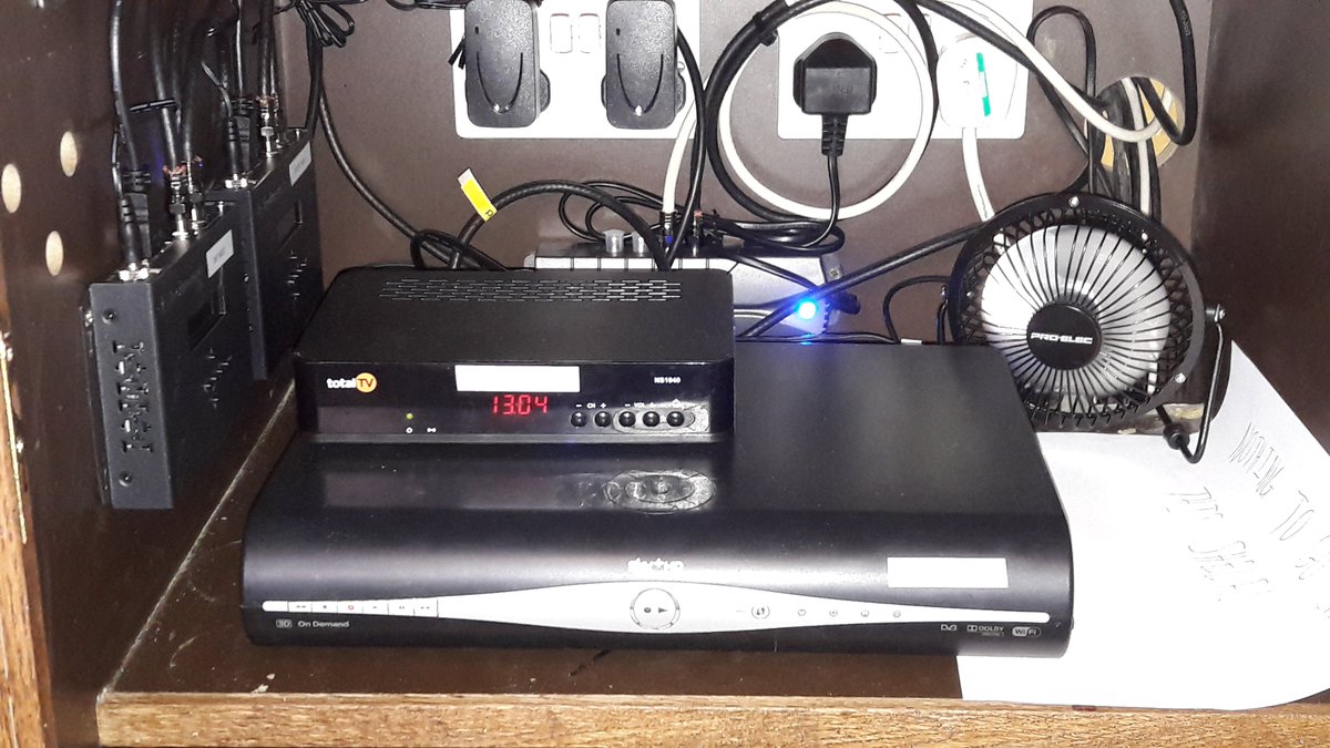 HB_Digital's tweet photo. Little reconfiguration job this week! This bar's #TVsystem has been reconfigured using COFDM modulators to change the AV output of two satellite receivers into 2 x HD multiplexes. perfect for those premises where re-cabling is simply not an option. All ready for the #footy!🍺#⚽ https://t.co/1Eku5zHpkn