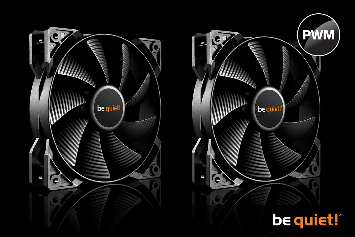 bequietofficial's tweet photo. PWM fans and regular fans don't differ in appearance except for the connector. The internal technology however is very different: While the 3-pin fan regulates the rotational speed by voltage, the PWM fan is permanently connected with 12V.
#insidebequiet #PWM #PureWings2 https://t.co/gChmdvmk6U