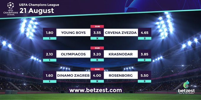 LiveFootballWC's tweet image. 5 💶 FREEBET &amp;amp; 200% Exclsuive Bonus in #ChampionsLeague 
👉Predict the correct result of any #UCLmatch
💰Get 5€/$ free bet (NO deposit requirements) + 200% Exclsuive Bonus at New Sportsbook Betzest
⚠️Odds can change! 🔞
➡️ Read match preview here:  footballbetexpert.com/world-cup-arti…