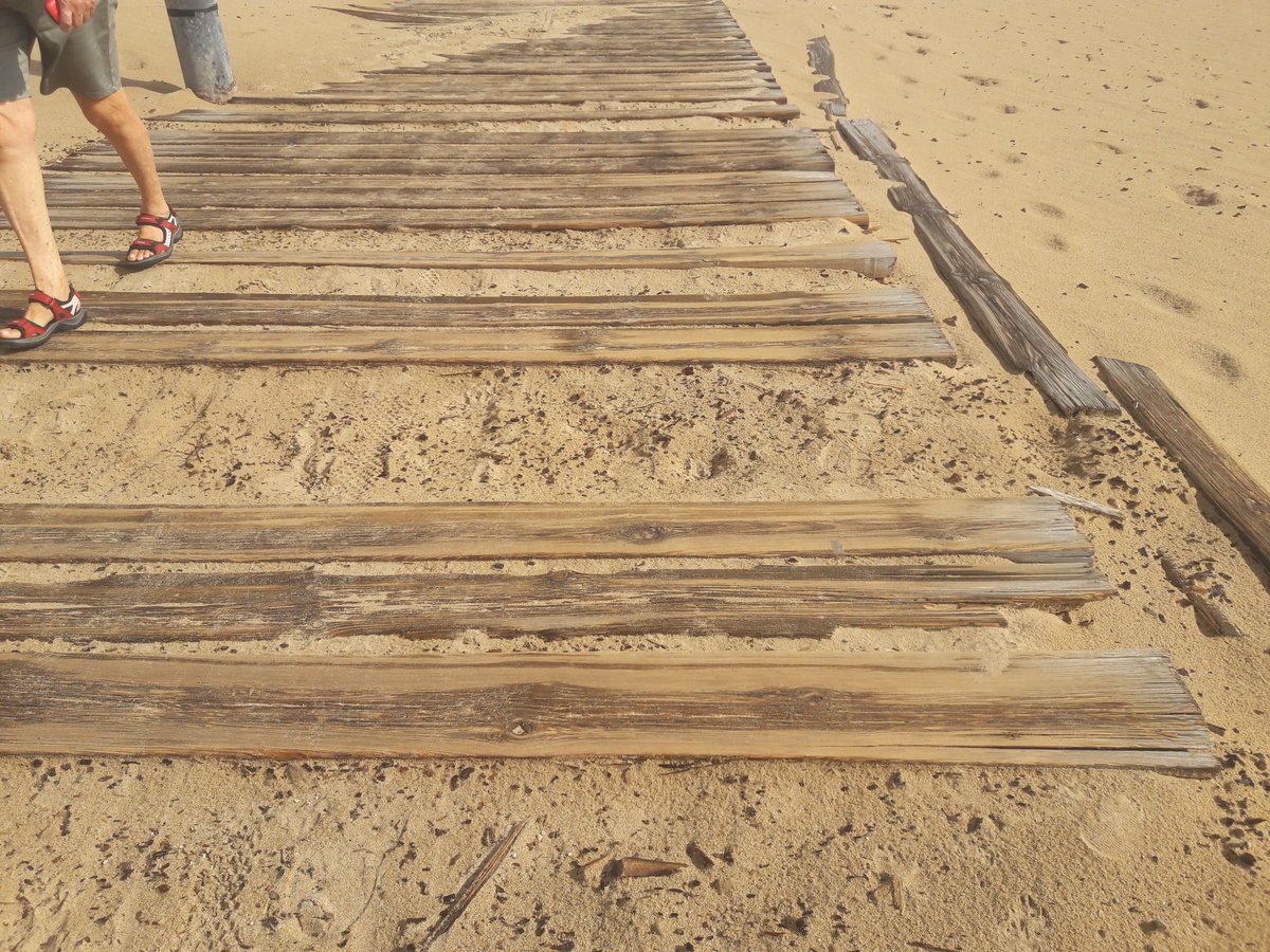 EstelaQueen's tweet photo. @torreviejaturis @TorreviejaPsoe @HOYtorrevieja @Cs_Torrevieja_ @PPTorrevieja Vergüenza de paseo marítimo en La Mata #torrevieja tornillos mal apretados, tablas sueltas, tropezones, caídas durante años con personas hospitalizadas  ¿nunca va a hacer nadie nada? https://t.co/qVRZJLGBIp