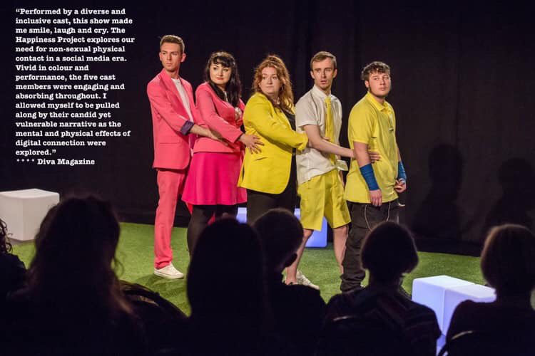 Nick_Alban_'s tweet image. This weekend marks the final 3 shows of #TheHappinessProject and we’d love to see you there. We have “plenty to get steamed up by” (The Guardian) and are “vivid in colour and performance” (Diva Magazine). @ArmyatTheFringe Venue 210, at 2.20pm Friday, Saturday and Sunday.” 🌈