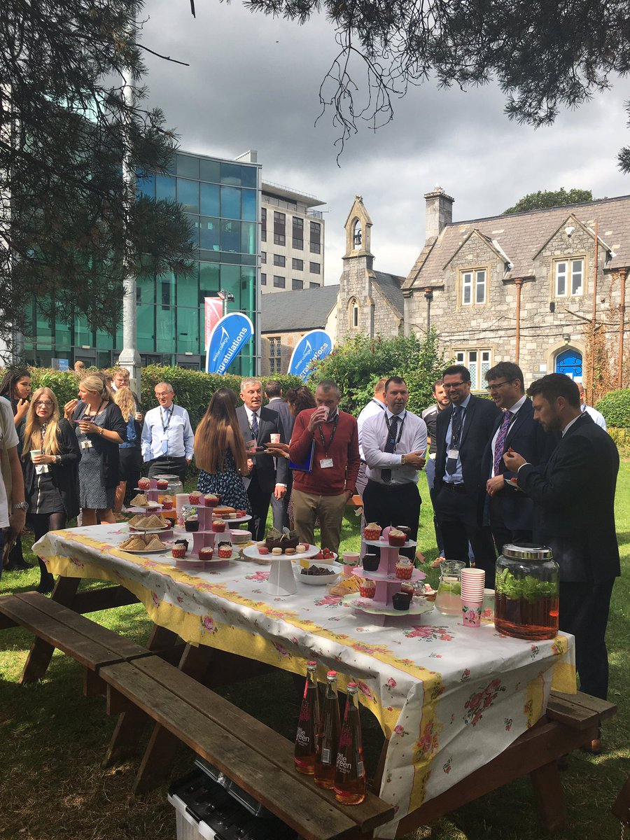 ExeterCollege's tweet photo. Today we are having a garden party 🥳 to celebrate the work of our vocational learners #VocClock #ExeCollProud #Teaandcake https://t.co/8xGwsFb9fW