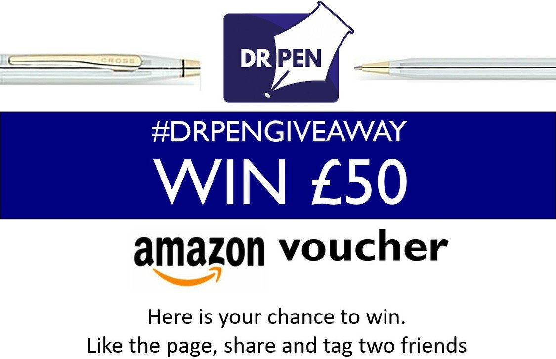 DrPencouk's tweet photo. #WIN a £50 #amazonvoucher

To enter simply RT&amp;F @DrPencouk

WINNER DRAWN 12PM FRIDAY 30TH AUGUST 2019. GOOD LUCK! 

Grab yourself a 2nd chance &amp; enter via our Facebook Page 

➡️ https://t.co/nlNDoUH0Nn ⬅️

#DRPEN #BackToSchool #Competition https://t.co/yH7Ffe6GfO