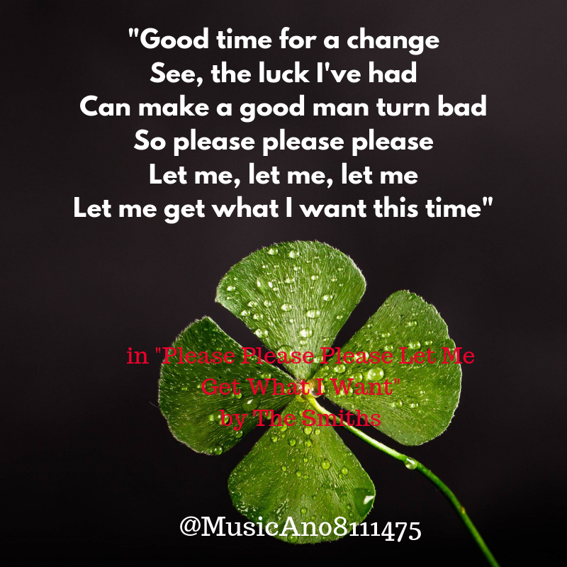 MusicAn08111475's tweet photo. Please Please Please Let Me Get What I Want

#Music #Lyrics 

▶️https://t.co/IqPpYaSpX6 https://t.co/cDPZPwykB0