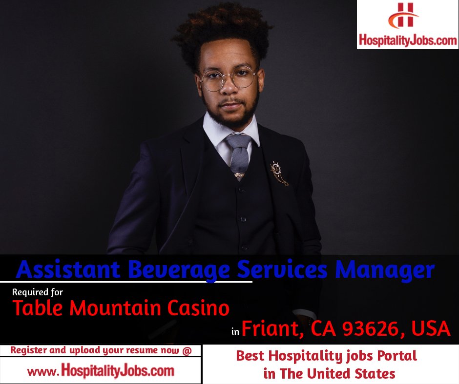 HospitalityJo11's tweet photo. Apply Now:   https://t.co/GdiuO7DmO4
Job Title : Assistant Beverage Services Manager 
Company Name:  Table Mountain Casino
Location :  Friant, CA 93626, USA
Experience: 3 Years
Job Type: Full Time
#hotelmanagerjobs #assistantmanagerjobs #cajobs  #californiajobs #friantjobs https://t.co/SuXD8phfWs