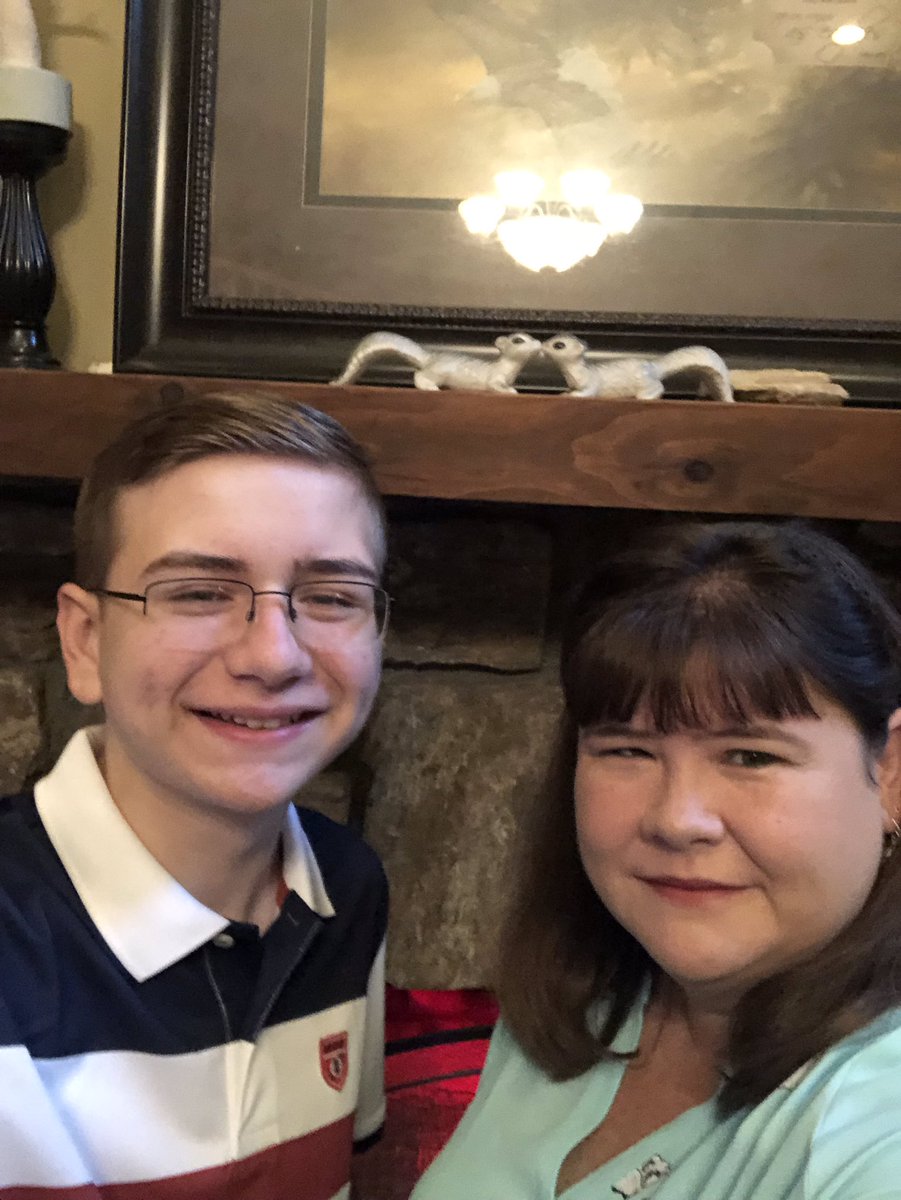 brianleechapman's tweet photo. 1st day of 9th grade for ELC and the 21st first day of teaching at RHS for @CarrieDChapman! #firstdayTCS https://t.co/8q3DY3g1tP