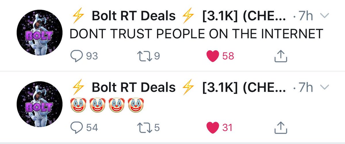 zarah40343890's tweet photo. @bolt_rt is a LIAR he didint give any way hing he said he was away! #BoltIsFake #BoltIsnotLegit https://t.co/VuZTU8mVF0