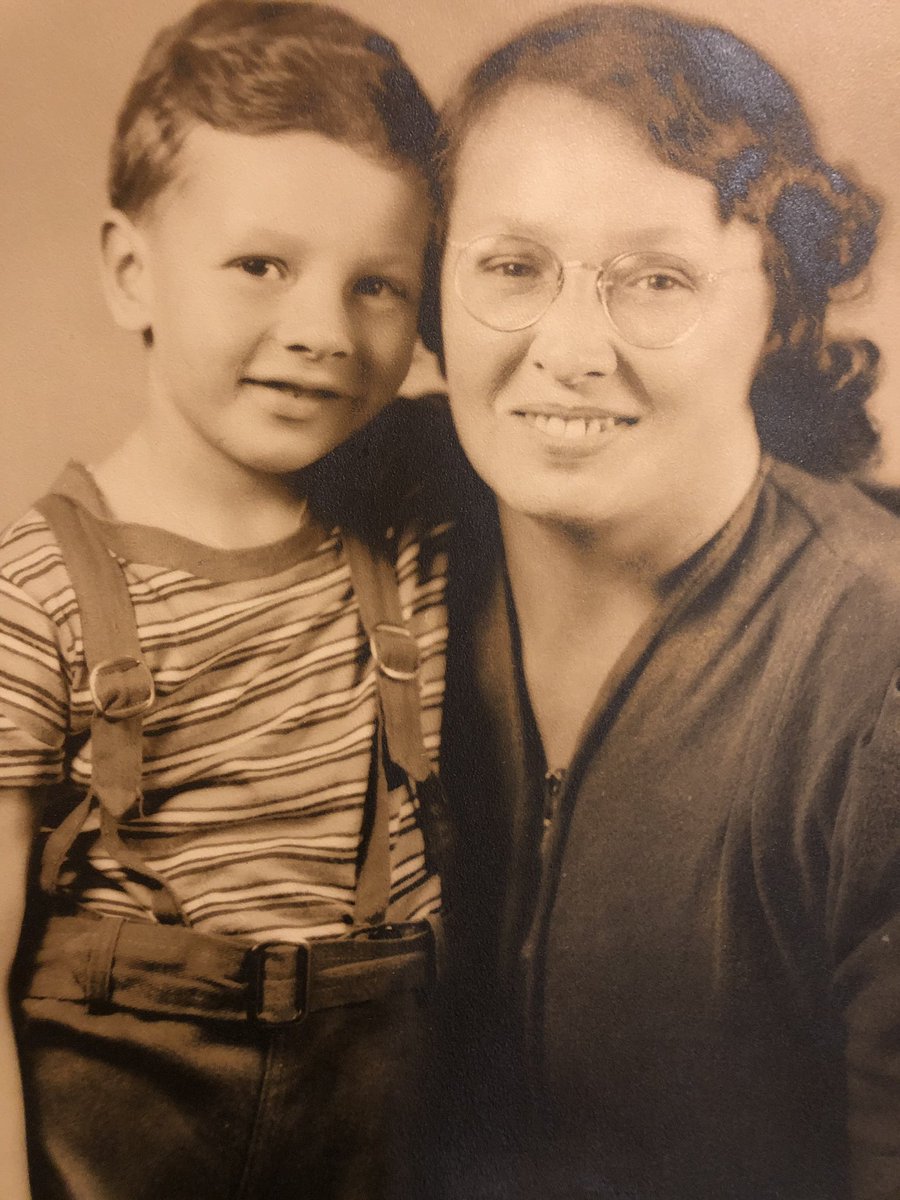 My Dad at 5 years old with his Mom while living in Moultrieville (later named Sullivan’s Island) in 1940. #CuteKid