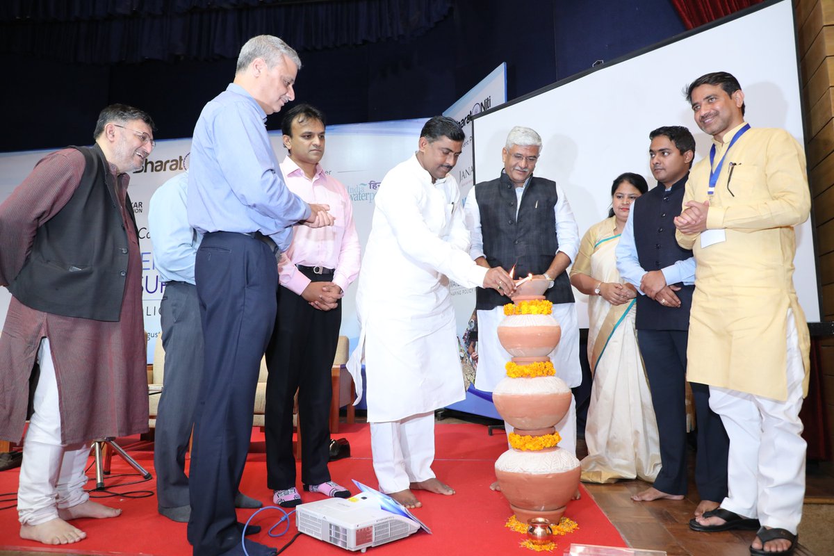 BhaskFoundation's tweet photo. Water Conference -
Water Secure Water Surplus India 
(Shaping Policy For Jalshakti) 
Dated - 13th August, 2019, New Delhi
@sanjayganjoo https://t.co/YKJ4Mnagxn