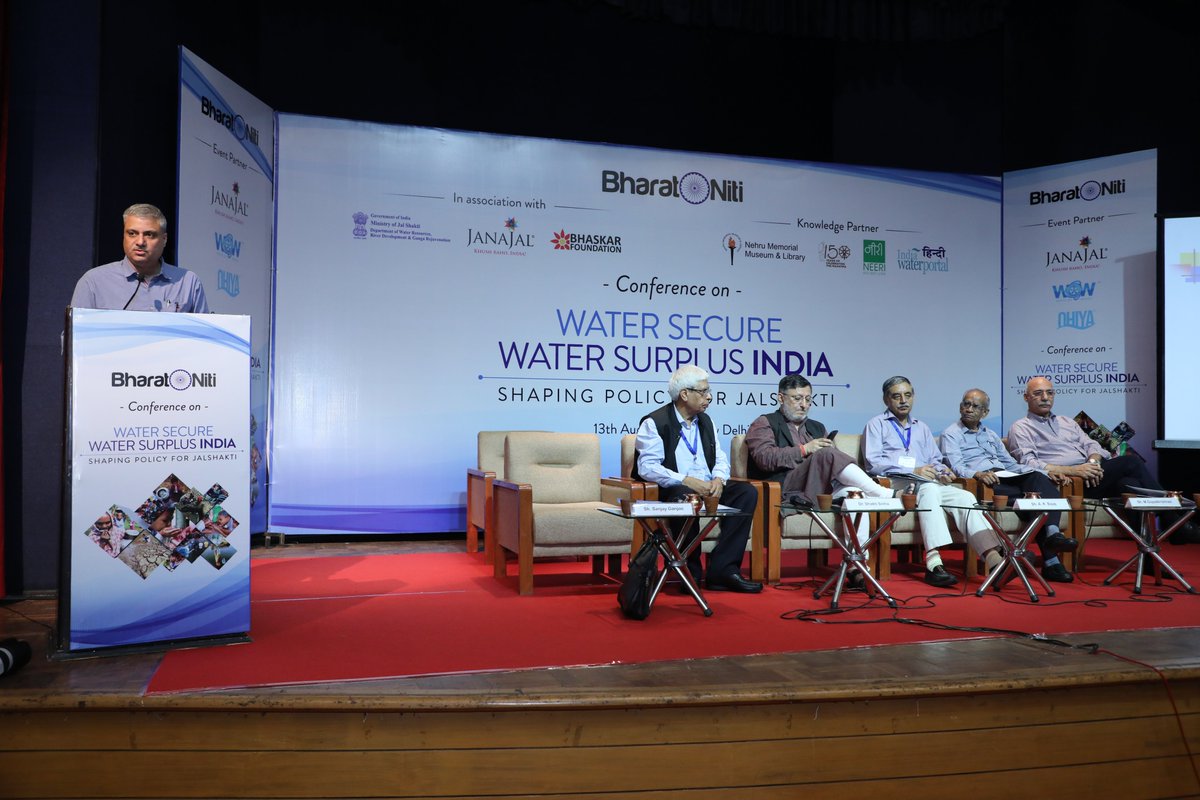 BhaskFoundation's tweet photo. Water Conference -
Water Secure Water Surplus India 
(Shaping Policy For Jalshakti) 
Dated - 13th August, 2019, New Delhi
@sanjayganjoo https://t.co/YKJ4Mnagxn