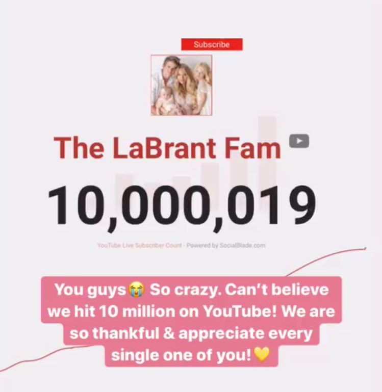 FamLabrant's tweet image. OMG CONGRATS @SavannahSoutas @Thesupercole YOU HIT 10M I HELPED YOU ALL LOVE YOU SO PROUD OF YOU!! MAKE THEM TO 11M PLS