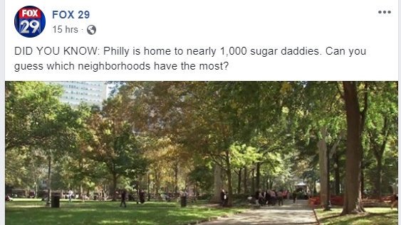 cgirl703's tweet photo. #Philadelphia We #SodaTax you. We promote being a #SanctuaryCity. We are funding #InjectionSites for addicts. We are lenient on crime with horrible #DALarry & dancing #MayorJim--but this--THIS is what #Philly should be proud to Promote - #SugarDaddy Heaven #MineIsMoreSweetAndLow https://t.co/j7jBVwT5Xv