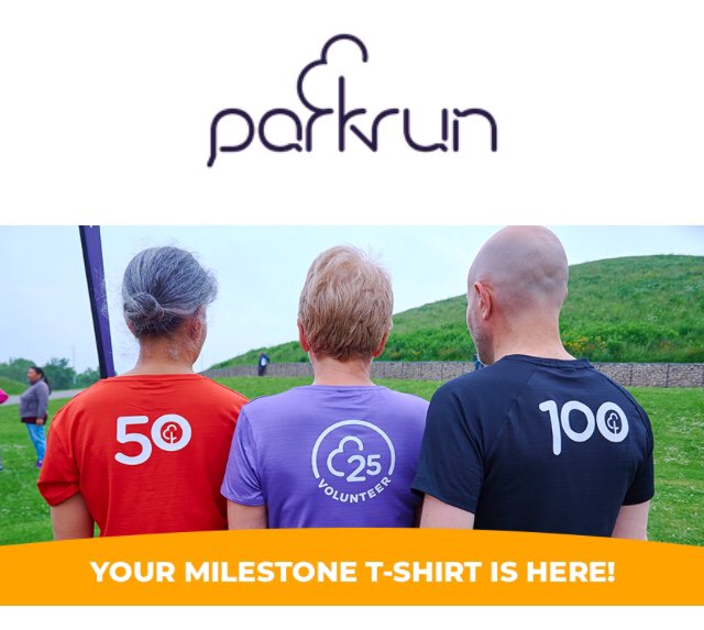50 parkrun t shirt