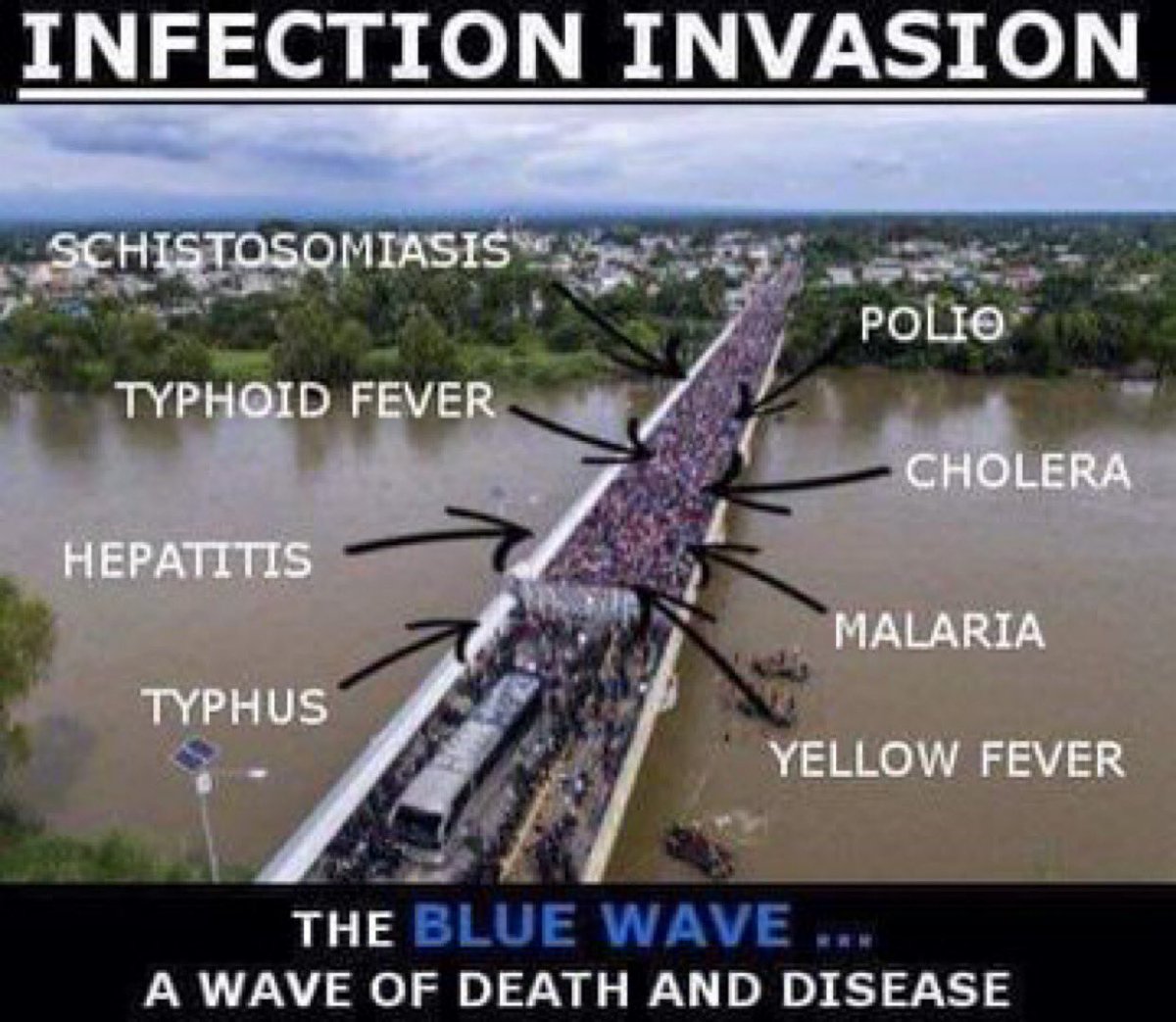 CherriiCold's tweet photo. @TheAAObserver @ChuckCallesto @Indy4MAGA Why not fund raise there Mexico smuggle billions of $ a year from America. POTUS TRUMP cut off their illegal routes. Greedy
#DefeatDemCrow https://t.co/Wt1TdEgd6m