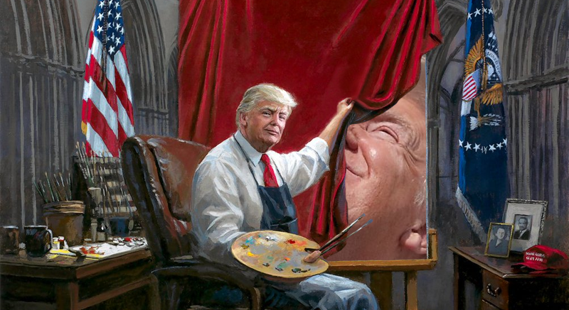 rollingruckus's tweet photo. Trump Masterpiece - "The Fantastic Eclipse" #TrumpMasterpiece #Eclipse #BurnedRetina https://t.co/1QyhAII6P7