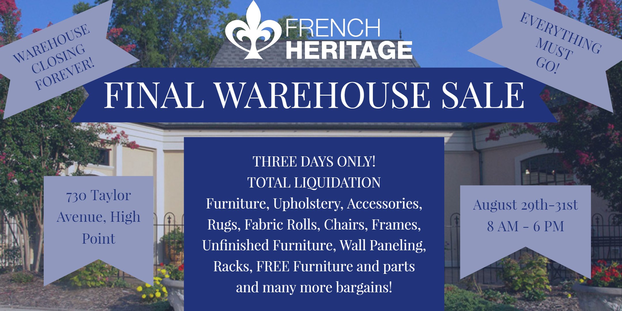 French heritage furniture deals