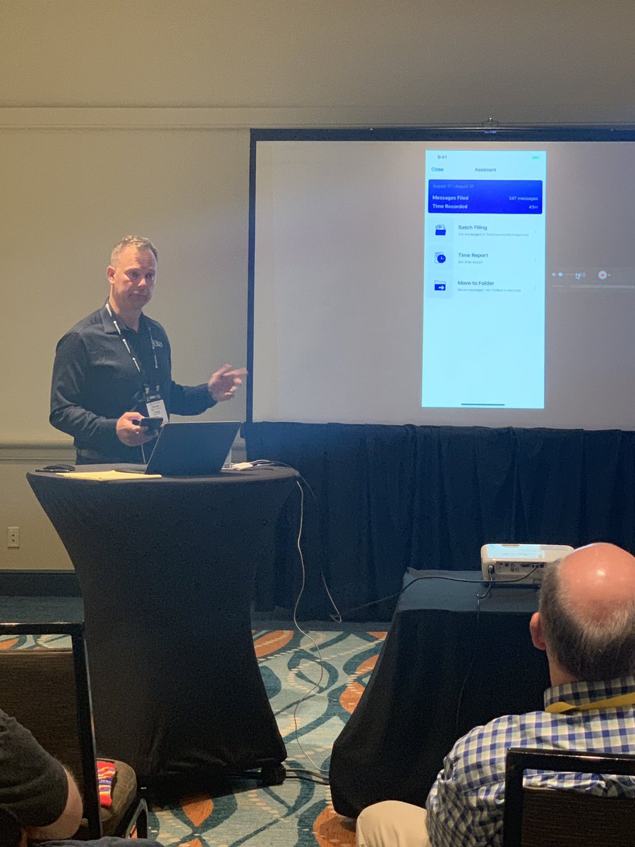 ZeroSystemsAI's tweet image. @_ryansteadman demonstrating ZERØ’s AI assistant #AI #operationalefficiency #machinearning #nlp #iltacon19