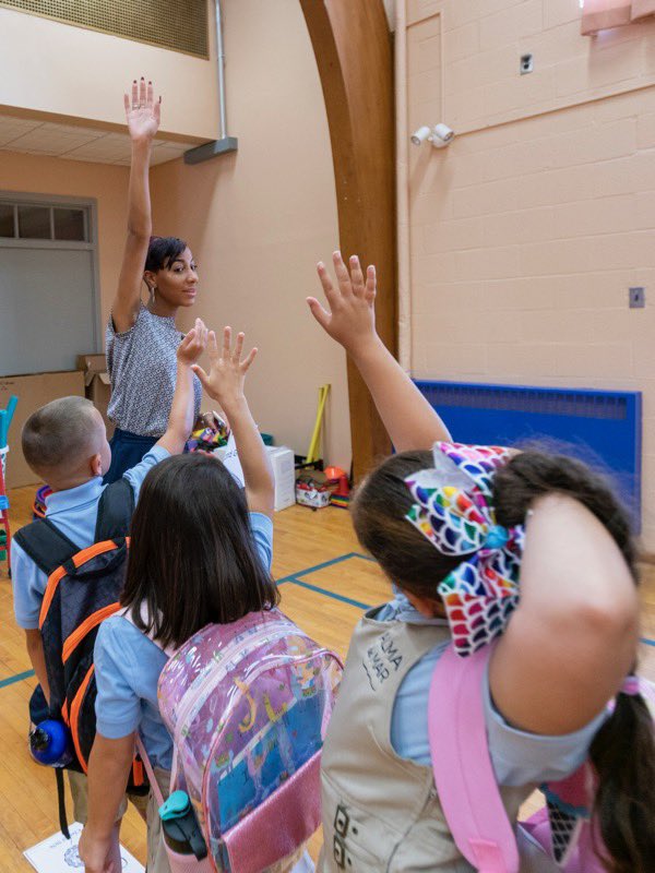 PioneerPolicy's tweet photo. Congrats to @AlmaCharter on its new Frederick Douglass school (wouldn’t its namesake & New Bedford native be so proud!) & looks like they’re off to a great start to the new academic year! https://t.co/vLB8EwM98f #edrefom #edchat @mass4charters #BackToSchool2019 https://t.co/NzhDFU0D0M