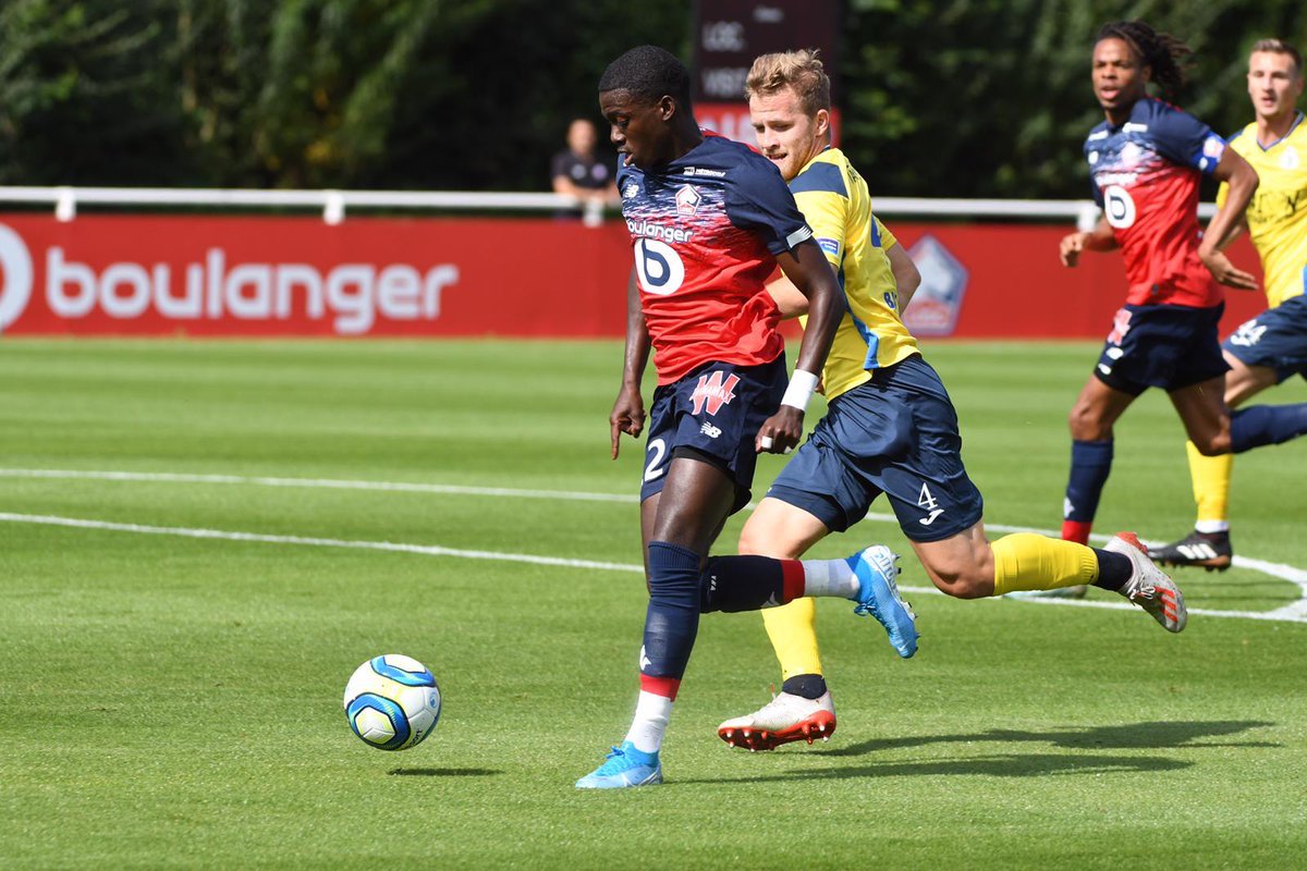 LOSC_EN's tweet photo. A first-half goal from Tim Weah helped our boys to a 1-0 friendly win against @UnionStGilloise at Domaine de Luchin 💪.
#LOSCUSG 1-0 https://t.co/hgkKt3TKrC