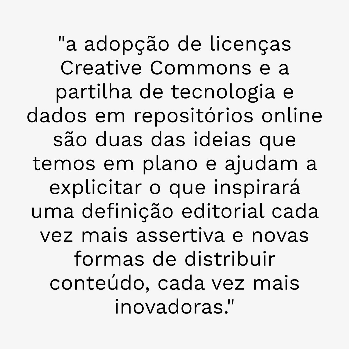 mruiandre's tweet photo. Ou seja, queremos ser um media open source, que partilha o que faz e que convida todos a participar. Propomo-nos a crescer juntos – a inovar, a melhorar e a criar em conjunto.

(5/6) #Shifter2020 https://t.co/jqRaP4YnyN