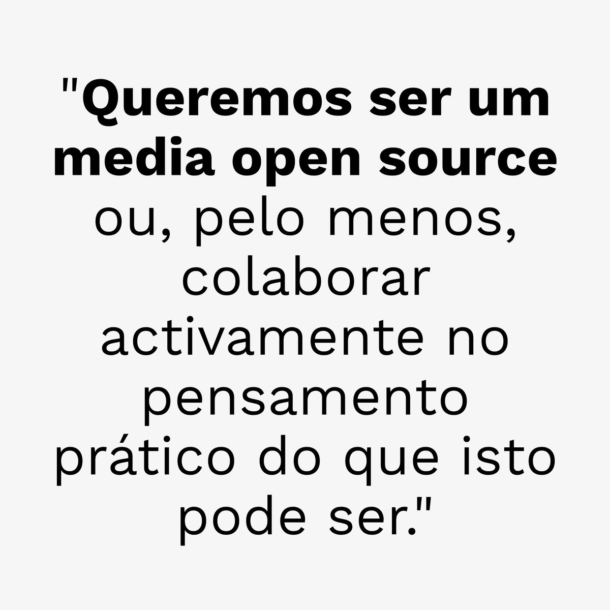 mruiandre's tweet photo. Por agora, a mudança é no sentido de nos tornarmos não um órgão de comunicação social fechado em si mesmo, mas sim um órgão aberto à comunidade e aos contributos da comunidade.

(4/6) #Shifter2020 https://t.co/47QS8YvAZi