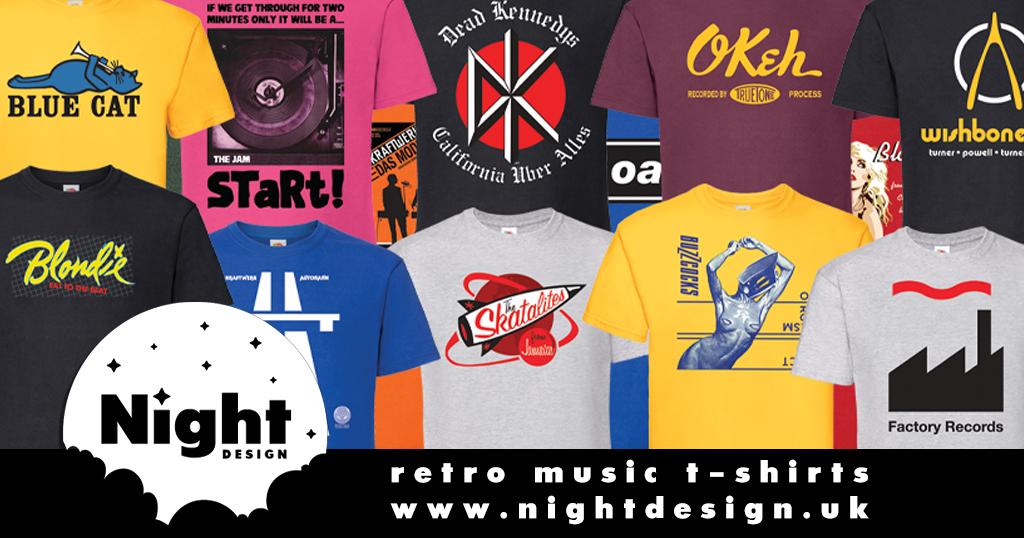 So here is the other project I've been working on, @NightDesignUK retro music t-shirts...please retweet and like it etc. and above all go to the website and have a look around and see if anything appeals to you, requests encouraged! #NightDesign
nightdesign.uk