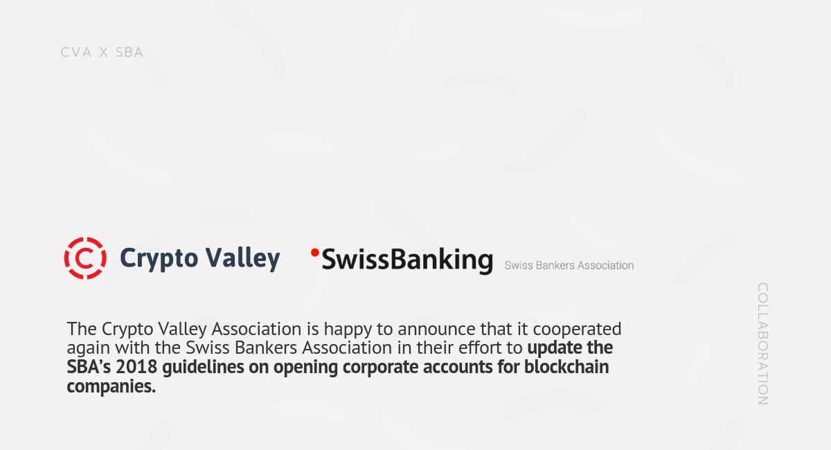 thecryptovalley's tweet photo. The CVA has cooperated with @SwissBankingSBA to update the 2018 guidelines on opening corporate accounts for blockchain companies, with new terminology and content.

Learn more: https://t.co/HgRnHvUgxC

#cryptovalley #blockchain https://t.co/hDrX1Qaohm