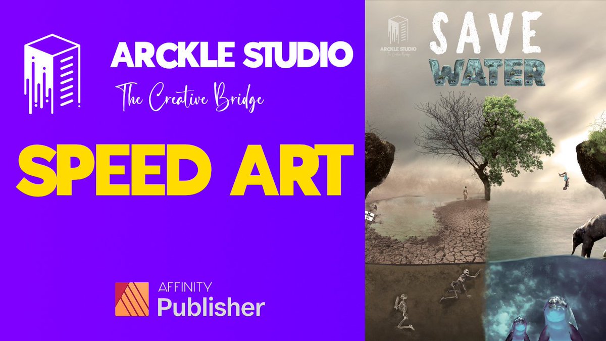 Anandzork's tweet photo. Save Water - Speed Art Poster [Affinity Publisher &amp; Studio Link] https://t.co/8Nu8393M6c  @affinitybyserif

#affinitypublisher #studiolink #affinityphoto #affinitydesigner #posterdesign #savewater #CauveryCalling https://t.co/MCHk4gpJvB
